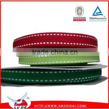 2015 Direct Factory High Quality Colorful Stitch Grossgrain Ribbon for Garments Accessories photo-6