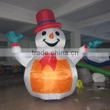 In stock customized lighting inflatable snowman