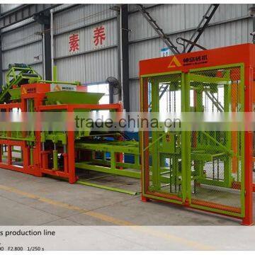 QTY4-15 Fully Automatic Color Interlock Pavers Machine