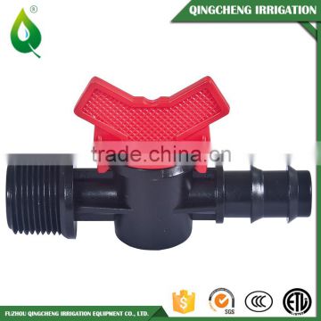 Plastic Threaded Male-Female Valve for Agricultural Irrigation belt