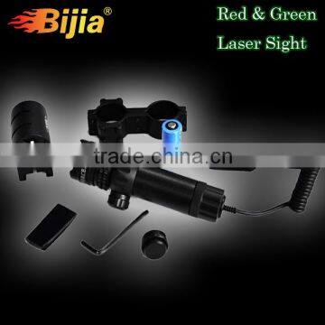 Tactical Green Laser Sight System by BIJIA Optics With Rifle Picatinny/Weaver and Shotgun Mount - AR 15 Hunting Scope