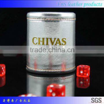 Chivas Leather Dice Cup