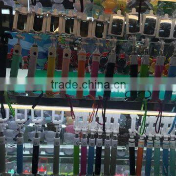 Wholesale Factory Price Wired Selfie Stick for Mobile Phone Selfie Stick 2016