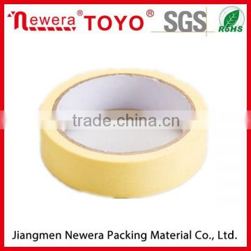 Economy Grade crepe paper masking adhesive yellow tape