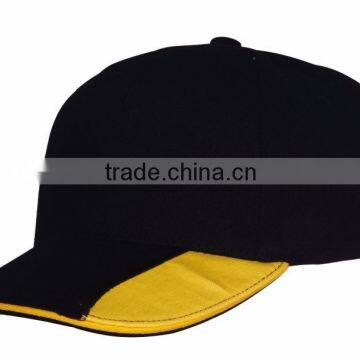5 PANEL SANDWICH CAP WITH EMBROIDERY COMBINATION PEAK photo-2