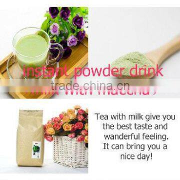 instant powder drink(milk with maccha)