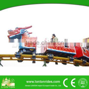 Theme Park Games For Sale Children Ride Mini Roller Coaster Dragon photo-3