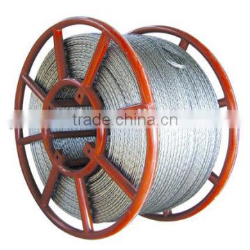 Anti-twist braided steel wire rope