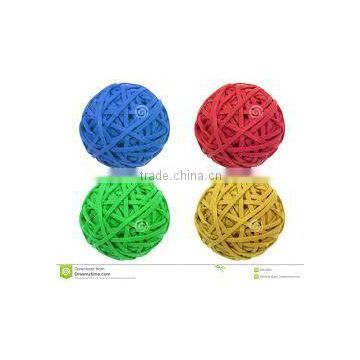 High Quality Clear Silicone Rubber Band Ball, Mini Rubber Ball