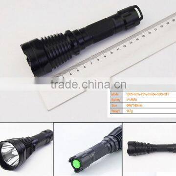High Power Rechargeable CREE LED Military Torch Light photo-4