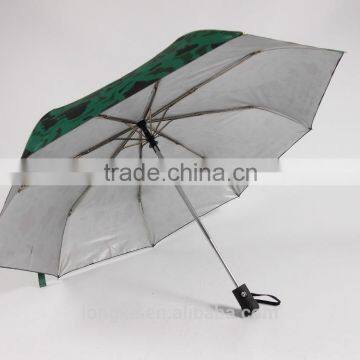 3 Section Auto Open and Close Camouflage Umbrella photo-2