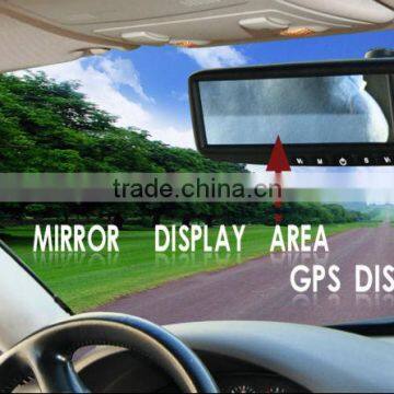 right side monitor GPS rear view mirror