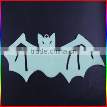 Bat Design Blue Light Glow in the Dark Sticker photo-2