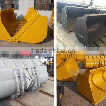 Customized WA420-3MAX Wheel Loader Standard/Rock/Bigger/Strengthened bucket,3.0/3.5M3 Wearable Bucket for sale