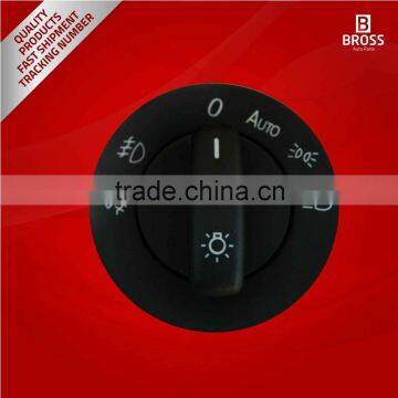 Headlight Control Switch Knob with Auto for VW Seat Skoda:1KO 941 531 N