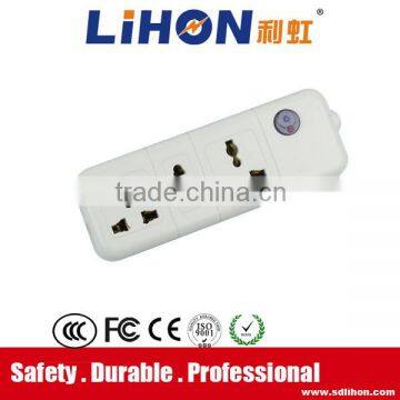 2 pin or 3 pin ground safety power strip