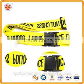 Wholesale Promotional Custom Made Polyester Luggage Strap with Detach Buckle