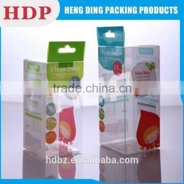 factory offer PVC PP PET folding transparent plastic box