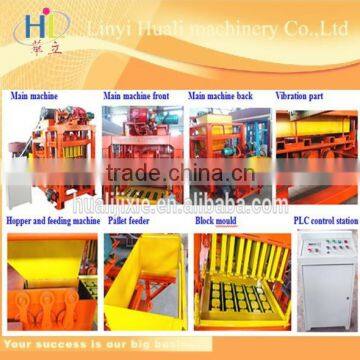 QT4-23 Automatic Interlocking Brick Making Machine Price With PLC Control Cabinet photo-5