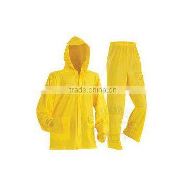 High quality colorful polyester rain coat/Plastic rain suit