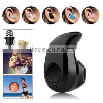 2016 Factory Wholesale Fashionable Invisible Mini Sport Wireless Stereo Bluetooth Headphone Headset