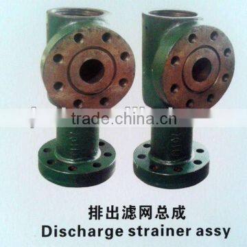 Mud pump fitting Discharge strainer assy ;bomco