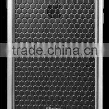China Manufacturer Custom Printed Silver Metal Armor Back Cover Anti-gravity Phone Case for Iphone 7 Plus