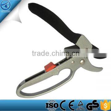 8" Inch Branch Ratchet Hand Pruners for Gardeners with Safety Lock