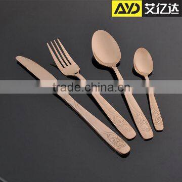 Gorgeous and Exalted ! Guangdong Aiyida Gold Plated Cutlery photo-4