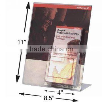 acrylic brochure holder/stand, acrylic menu display/card holder, acrylic sign holder/stand or frame