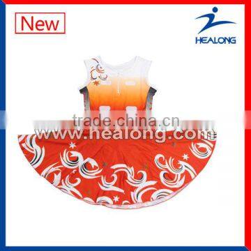 customized sublimated netball uniforms bodysuits