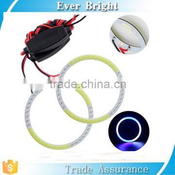 Dual Colors White blue 100mm 110mm COB Led Angel Eyes Halo Ring Light 12v 24v angel eye