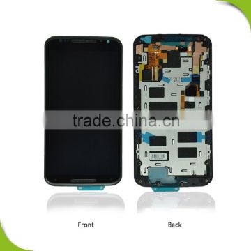 100% Original Good Quality OEM LCD With Digitizer For Moto X2, For Moto X2 Display With Frame, For Moto X2 LCD