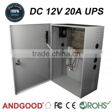 Original Manufacturer DC 12V 20A Uninterruptible CCTV Power Supply Single Output