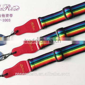 OEM high quality colorful acoustic guitar strap (P-1003)
