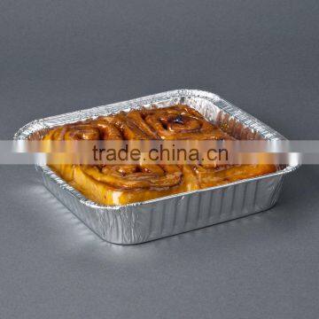 2016 hot food packaging square aluminum food container