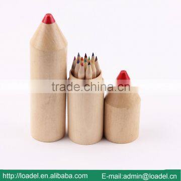 12pcs 3.5" Natural Wooden Pencil Case photo-3