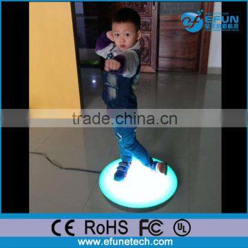 hot 2017 remote control touch sensitive round dance floor interactive floor games for kids