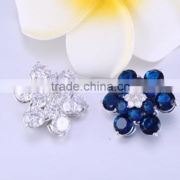 Charm blue brooch crystal metal magnetic brooch,high quality magnetic brooch for mother