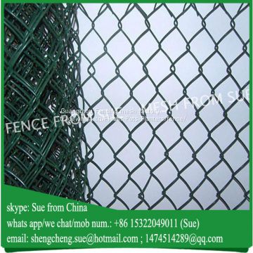 6ft iron wire mesh roll chain link fence price