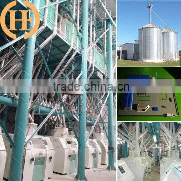 100tons equipments of flour, flour manufacturing machine