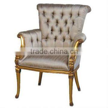 grey antique armchair