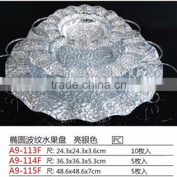 Creative Foldable Round Fruit Plate