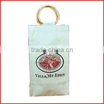 Jute wine bottle bag