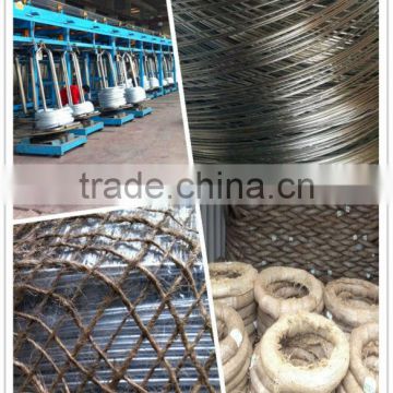 BWG 5 - 28 galvanized loop wire ties (Electro / Hot dipped galvanized)