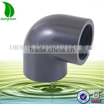 pvc pipe fitting 90 degree elbow