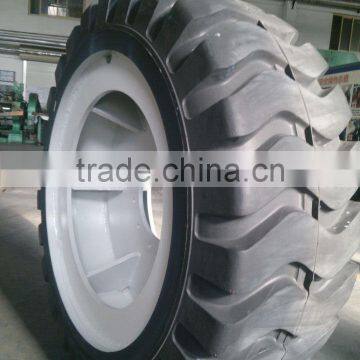 Advanced New Design 17.5-25 Solid Tires for Front Loader Tractor With Rims Assembly photo-2