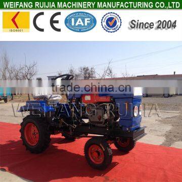 CE Certificate Gear Drive Type Mini Tractors With Plow ! 12 hp and 15 hp Water-cooled Farm Tractors With Accessoires ! photo-3