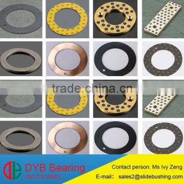 thrust plate for gear pump DU slide washer,Crane heavy duty slide plate garaphite insert bushing,Bronze slide pads