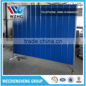 construction site temporary fence color steel sheet hoarding